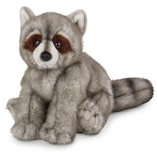 Bearington Rocko Plush Stuffed Animal Raccoon with Soft Faux-Fur, 13 inches, For Ages 3-14 image {6}
