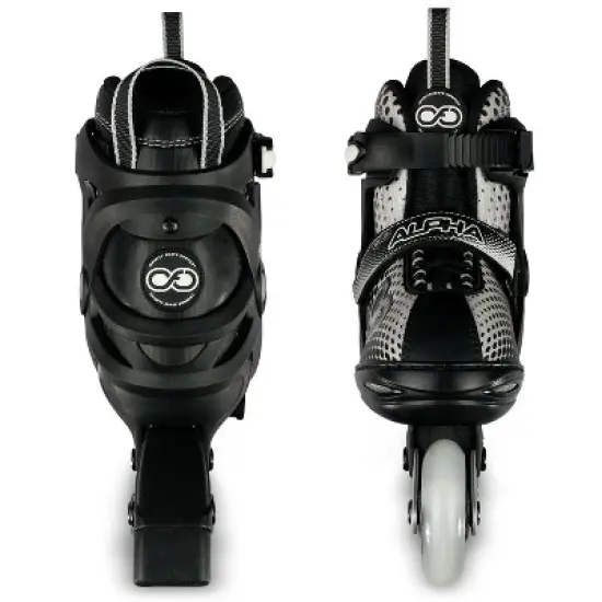 Crazy Skates Alpha Adjustable Inline Skates With Light Up Wheels - Unisex Skates - Available In Two Colors image {2}