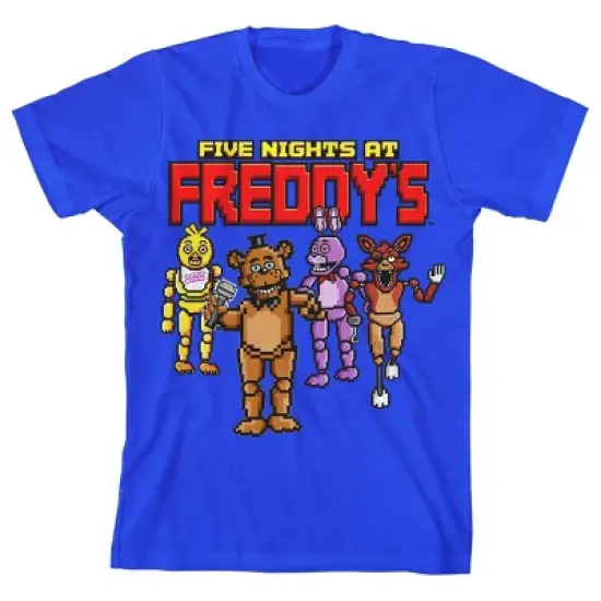 Five Nights at Freddy's Dancing Animatronics Boy's Royal Blue T-shirt image {5}