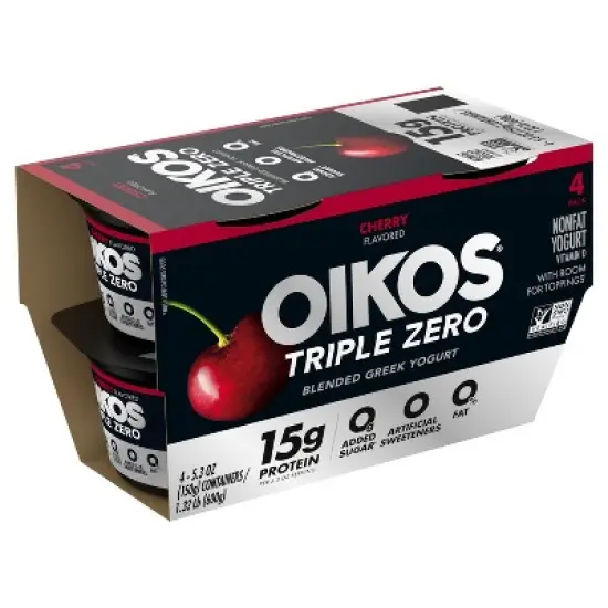 Oikos Triple Zero Greek Yogurt image {2}