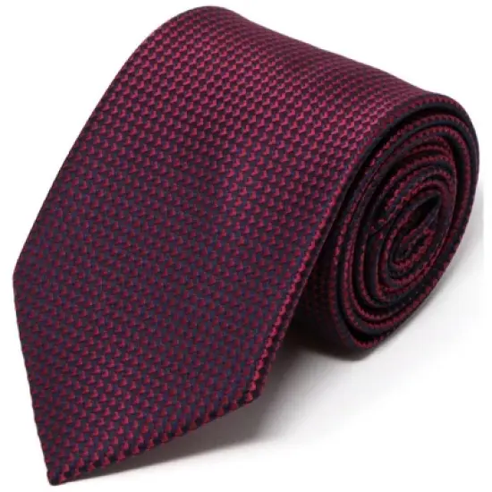 Men's Diamond Pattern Micro Fiber Poly Woven Regular Neck Tie image {5}