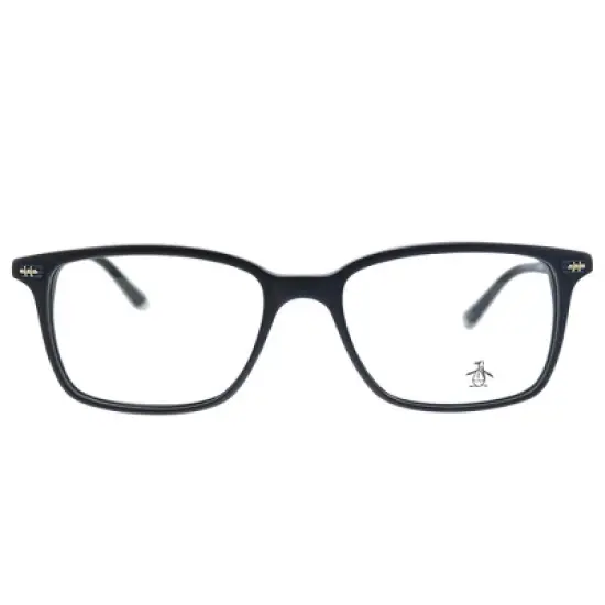 Original Penguin The Leopold BK Unisex Rectangle Eyeglasses Matte Black 53mm image {1}