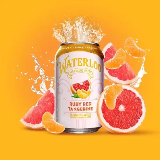 Waterloo Ruby Red Tangerine Sparkling Water - 8pk/12 fl oz Cans image {4}
