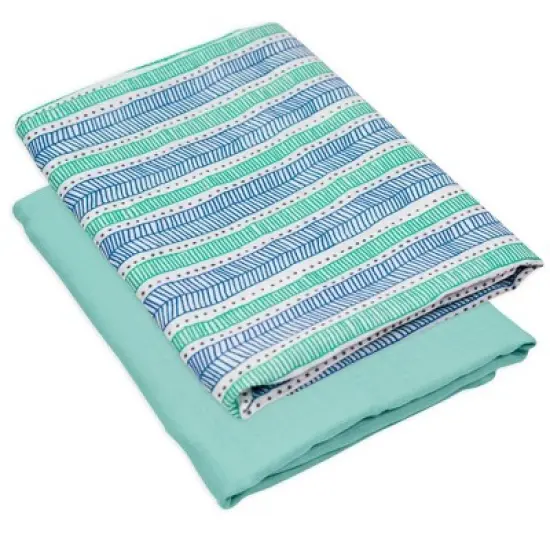 Honest Baby Organic Cotton Muslin Swaddle Blankets - 2pk image {14}