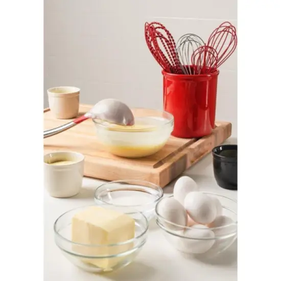 Cuisipro 10 Inch Silicone Egg Whisk, Red image {3}