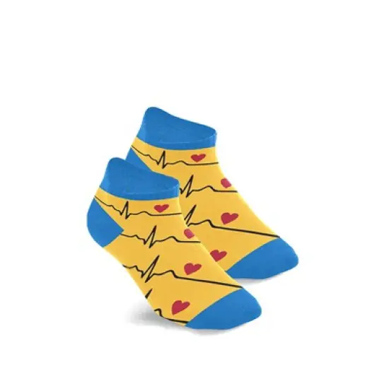 Copper Zone Medical Prints Nurse Inspired Ankle-Length Compression Socks - 6 Pair Pack image {5}