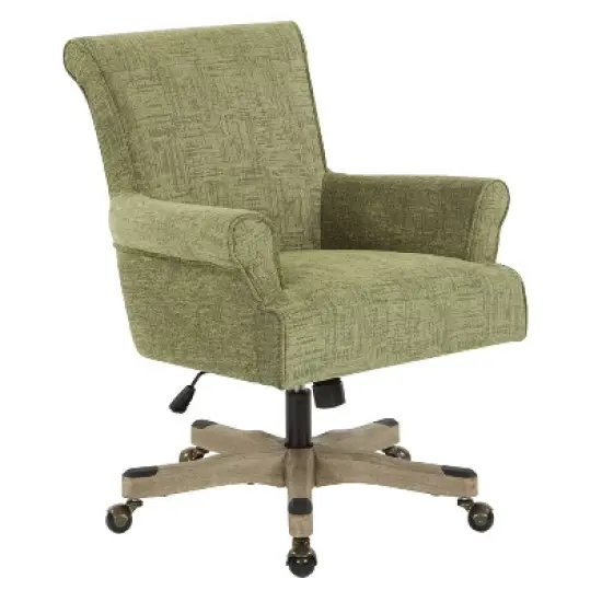 Megan Office Chair with Gray Wash Wood - OSP Home Furnishings image {9}