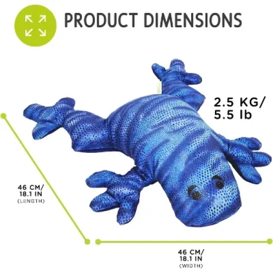 manimo Weighted Frog, Blue, 2.5 kg image {1}
