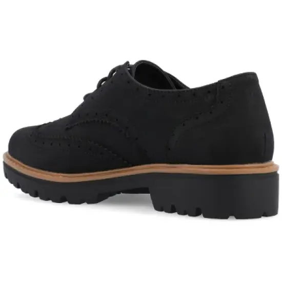 Journee Collection Women's Tru Comfort Foam&trade; Claudiya Oxford Flats image {5}