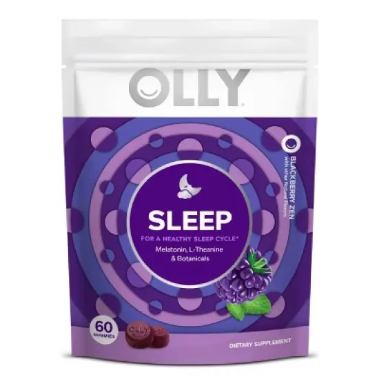 OLLY 3mg Melatonin Sleep Gummies - Blackberry Zen image {11}