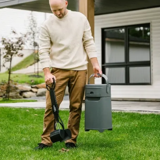 Pet Genie Pail Waste Container System - Gray image {3}