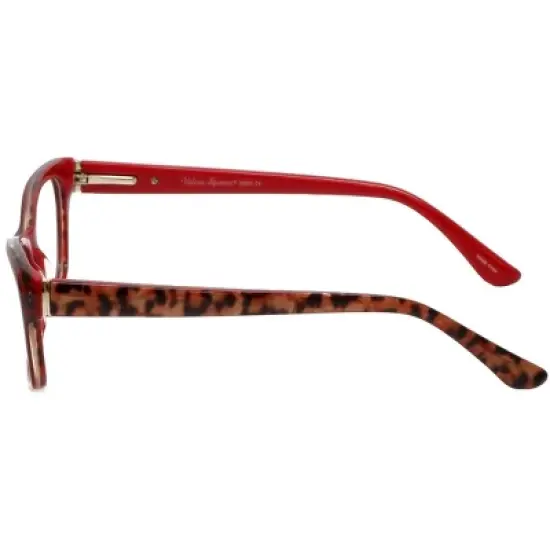 Valerie Spencer VS9290 Designer Reading Glasses in Red/Leopard +0.25 image {2}