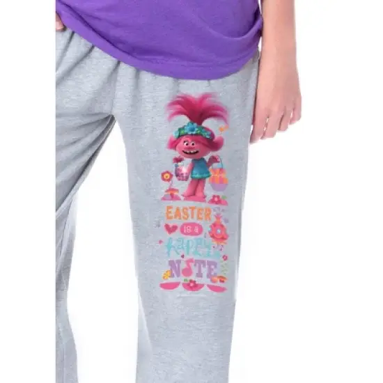Dreamworks Trolls Womens' Poppy Hip Hop It's Easter Sleep Pajama Set Multicolored image {2}