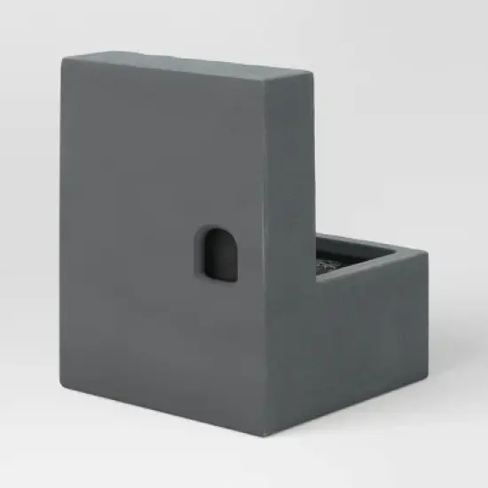 16" Concrete Cascading Fountain Cement Gray - Smith & Hawken&trade; image {2}