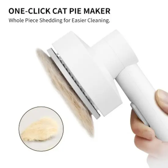 BABYYER Cat Brush Self Cleaning Slicker for Indoor Shedding Short Haired Dogs Grooming Supplies for Long Hair Pet Comb Essentials Tools image {3}