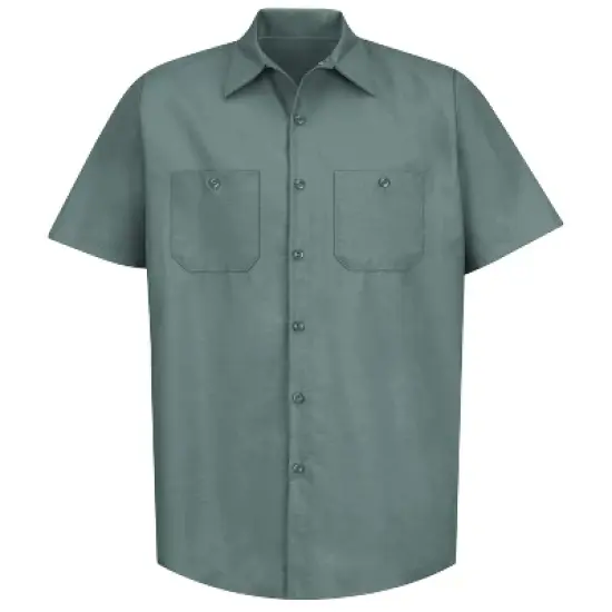 Red Kap&reg; Men's Short Sleeve Industrial Work Shirt image {18}