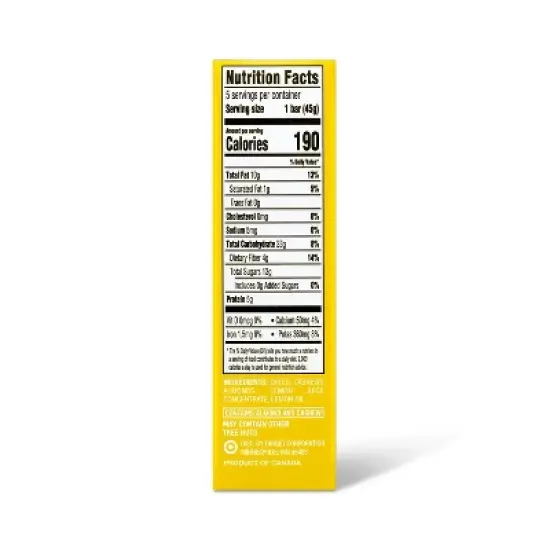 Lemon Nutrition Bars - 5ct - Good & Gather&trade; image {2}