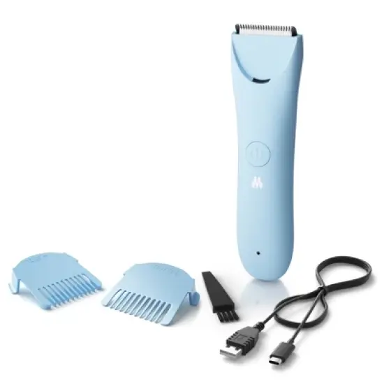 Meridian Slimmer Trimmer, Precision Pubic & Body Hair Trimmer for Women and Men - Sky Blue image {1}