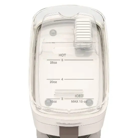 Cuisinart 5c SOHO Drip Coffee Maker Truffle DCC-5TR: 5-Cup Capacity, Automatic Shut-Off, Permanent Filter, Off-White image {4}