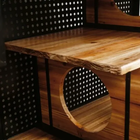 ORRD 55.12 "Spacious Cat House with Tempered Glass, for Living Room, Hallway, Study and Other Spaces image {4}