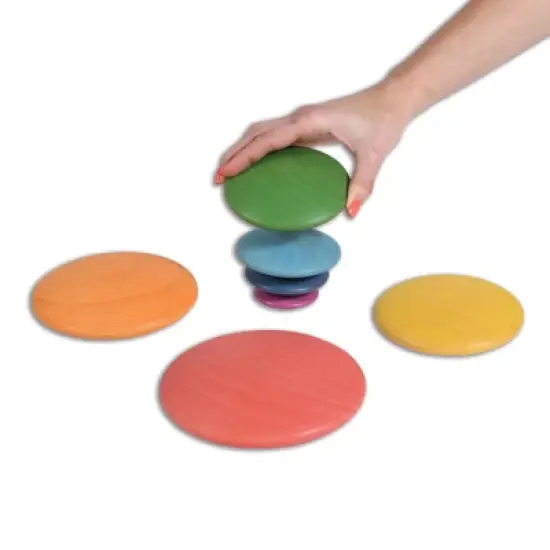 TickiT Rainbow Buttons, Set of 7 image {2}