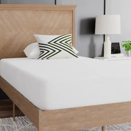 Emma and Oliver CertiPUR-US Certified Memory Foam Mattress Infused with Charcoal & Green Tea Cooling Gel image {1}