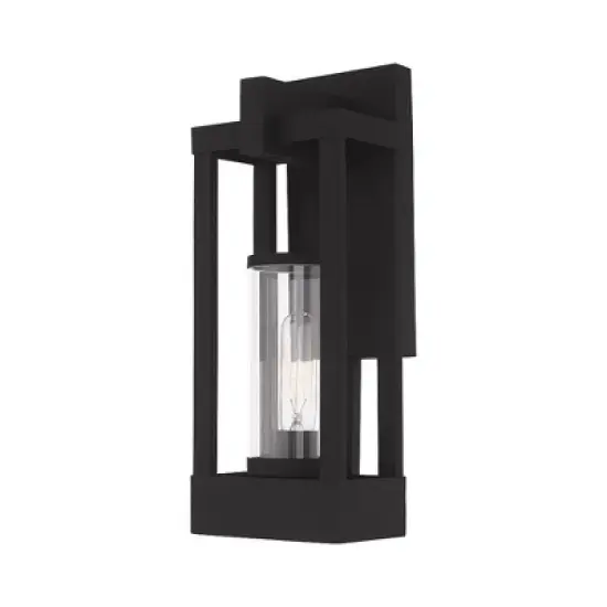 Livex Lighting Delancey 1 - Light Wall Light in  Black image {1}
