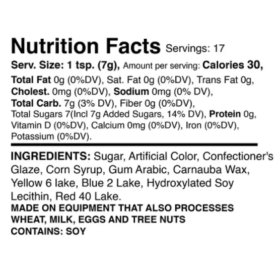 Mystic Sprinkles Silver Sugar Crystals 4.2oz Bottle image {5}