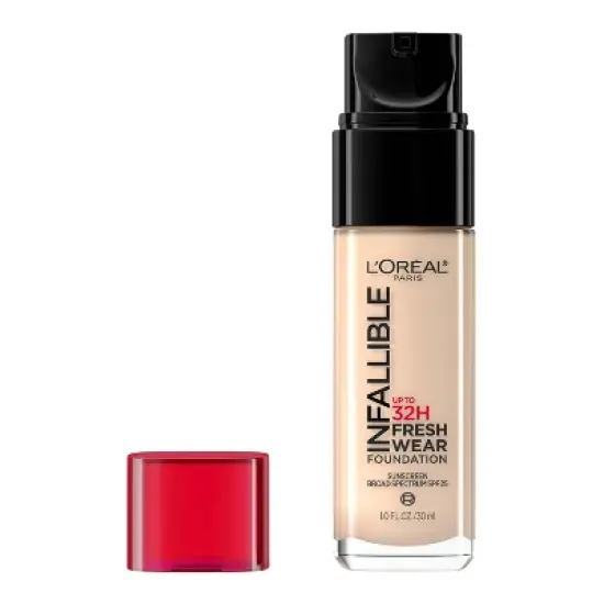 L'Oreal Paris Infallible 32HR Fresh Wear Foundation with SPF 25 - 1 fl oz image {32}