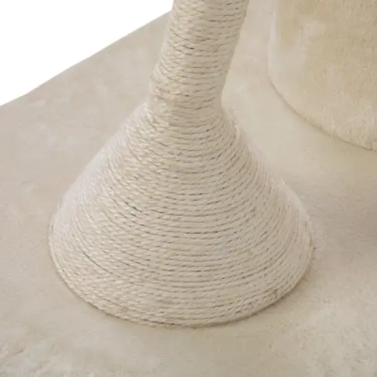 Kumasinova Flower-Shaped Modern Cat Tree,Cat Tower with Scratching Post,Cat Tree Tower with Blooming Platforms Bed,Cat Trees with Dangling Toys image {5}