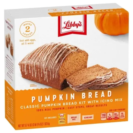 Libby's Pumpkin Bread Kit - 57.75oz image {1}