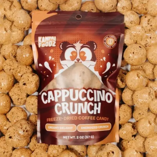 Kanpai Foodz Freeze Dried Candy - Cappuccino Crunch - 2oz image {1}