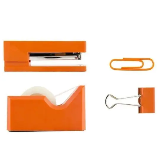 JAM Paper 4pk Office Starter Kit - Orange image {1}
