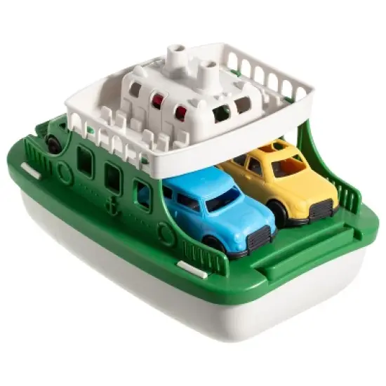 Boat Bath Toy Set for Toddlers, Carry Ship & 4 Mini Cars &ndash; Fun Water Toys for Bath, Pool, Beach Play, Safe & Non-Toxic Ferry Boat Toy image {10}