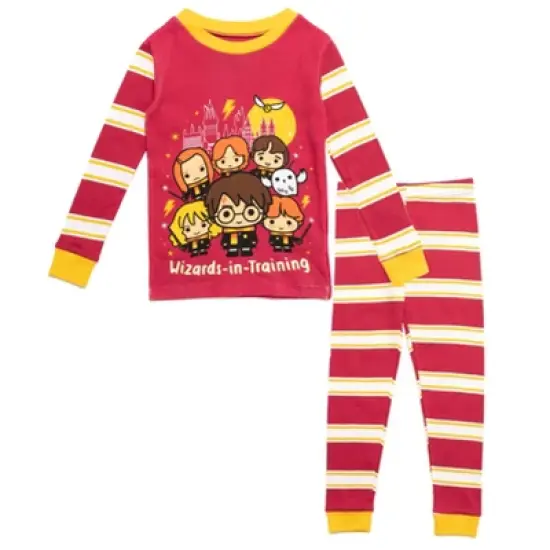 Harry Potter Ron Weasley Hedwig Owl Hermione Girls Pajama Shirt and Pants Little Kid to Big Kid image {8}