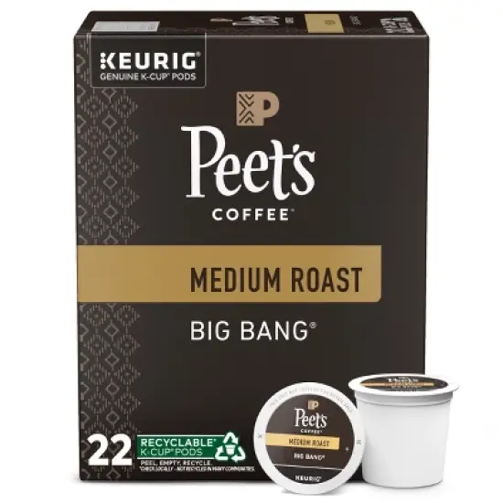 Peet's Big Bang Medium Roast Coffee - Keurig K-Cup Pods image {3}