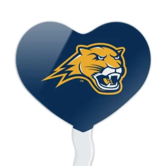 Averett University Primary Logo Heart Love Cupcake Picks Toppers Decoration Set of 6 image {1}