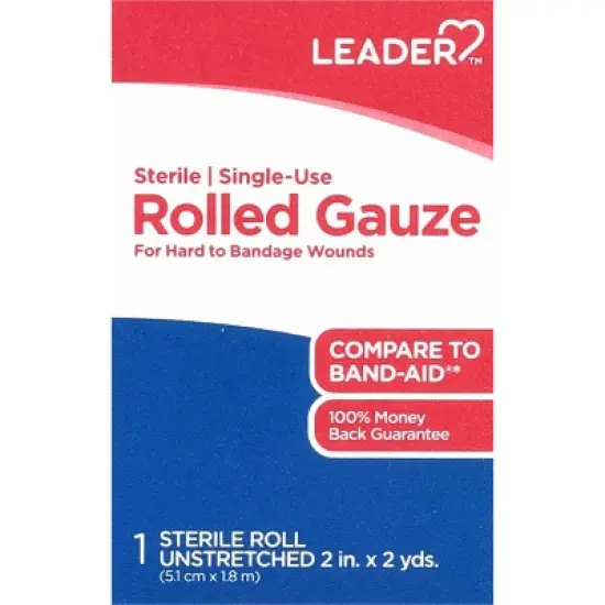 Leader Single-Use Sterile Rolled Gauze 1 ea image {2}