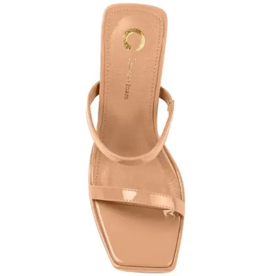 Journee Collection Womens Naivee Tru Comfort Foam Open Square Toe Platform Heel Sandals Mocha 10 image {3}