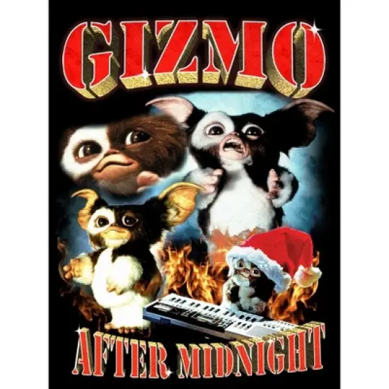 Gremlins Gizmo After Midnight Men's Black T-shirt image {1}