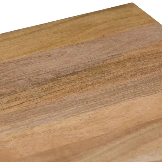 22" Moreno Solid Mango Wood End Table Natural - WyndenHall image {7}