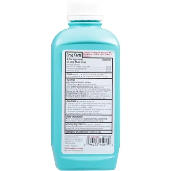 Leader Maximum Strength Original Antacid Liquid 12 fl oz image {2}