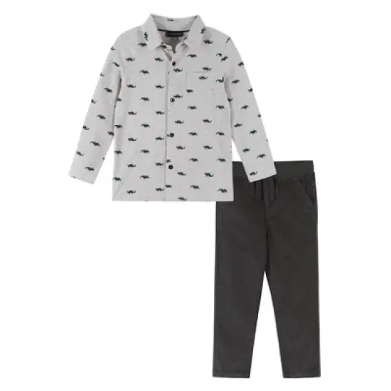 Andy & Evan  Toddler  Boys Knit Pique Buttondown And Corduroy Set image {4}