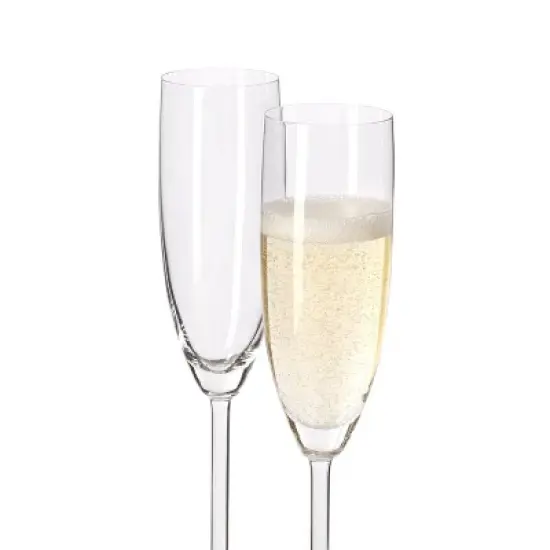LEONARDO  Cheers Champagne Flute Glass, Set of 6, 7.4 Ounce image {1}