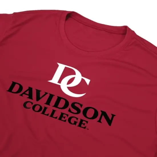Men's Davidson College Men's Sport Active T-Shirt Primary Logo image {4}