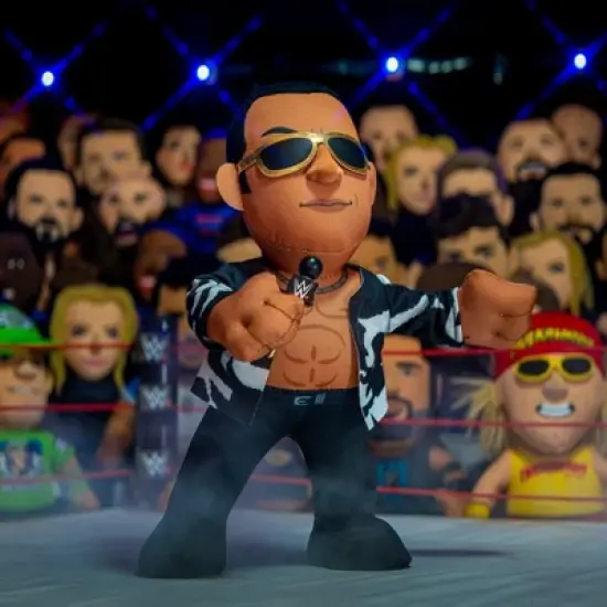 Bleacher Creatures WWE Superstar Old School Rock 10" Plush Figure image {6}