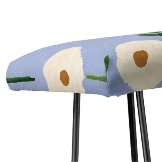 Reves et Histoires Cute Little Flowers Bench Blue - Deny Designs image {2}