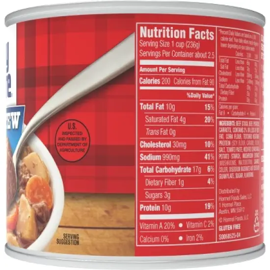 Dinty Moore Gluten Free Beef Stew - 20oz image {1}