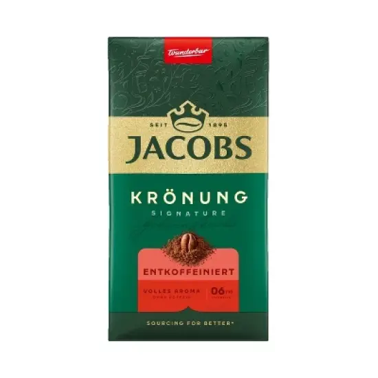 Jacobs Kronung Decaf Ground Coffee 17.6oz/500g image {6}