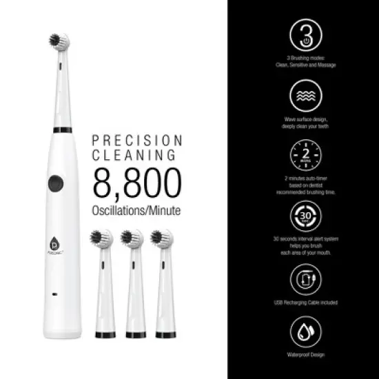 Pursonic - Mario Lopez USB Rechargeable Electric Toothbrush image {2}